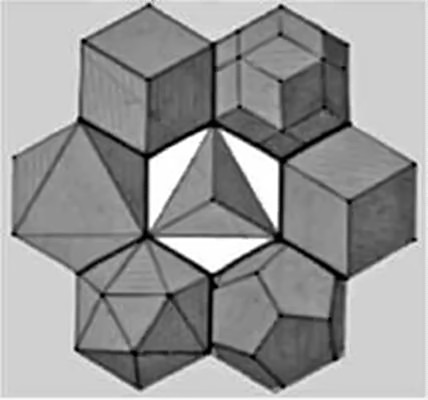Figure 7 — The Hexagonal Door showing seven geometric seed figures