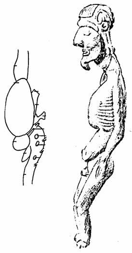 Easter Island god-figure