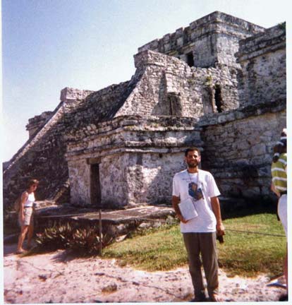 Daniel Shaw at Tulum ruins